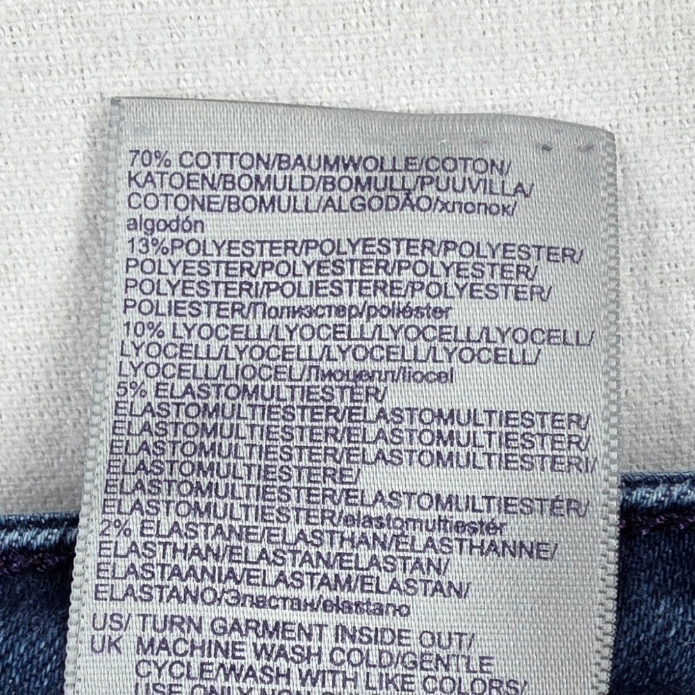 NYDJ Barbara Bootcut Jeans Cooper Wash Blue Denim MDNM2044-COOP-1 Size 12 - Picture 5 of 16